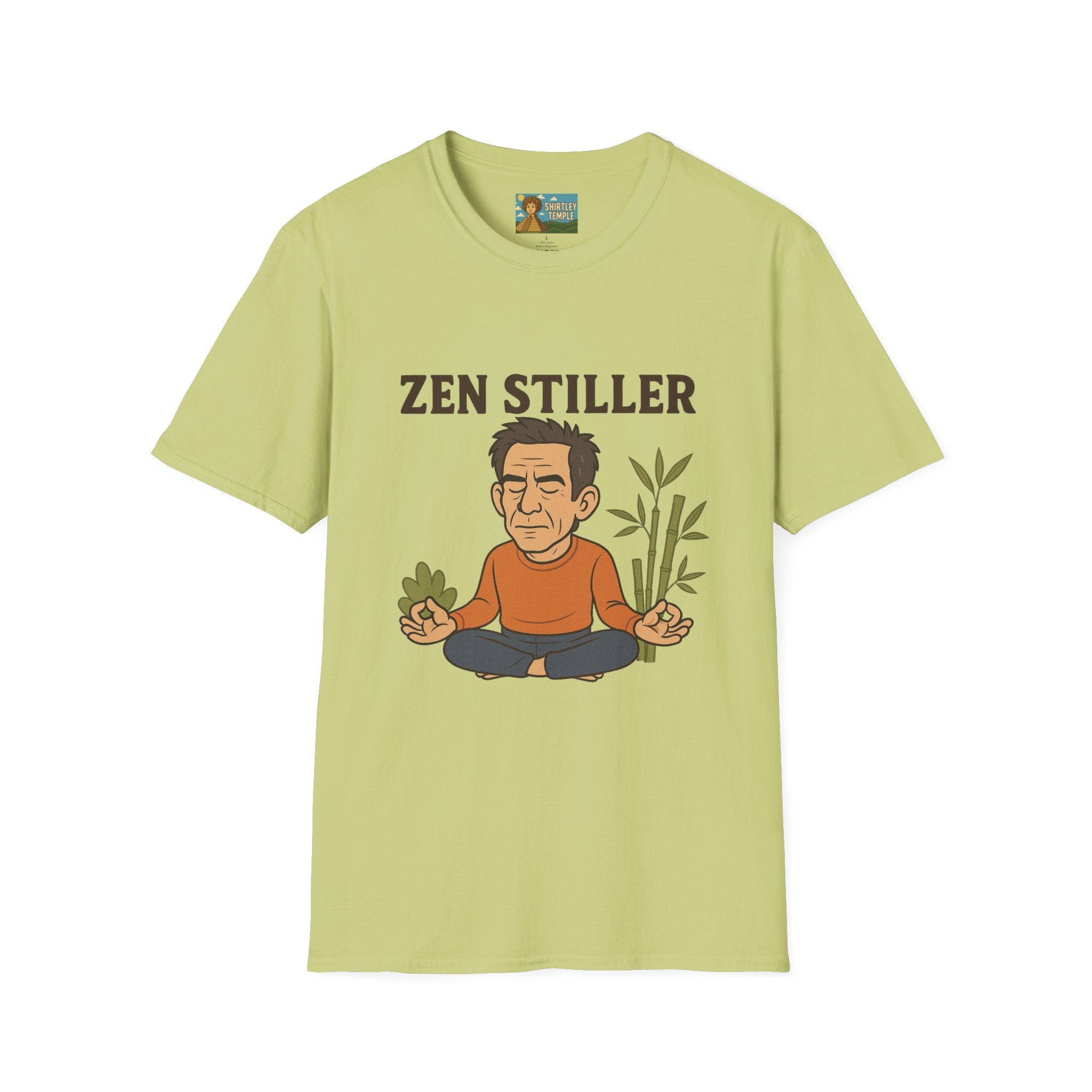 Zen Stiller Softstyle T-Shirt, Ben Tribute Actor Wordplay Tee, Laugh Gift Idea