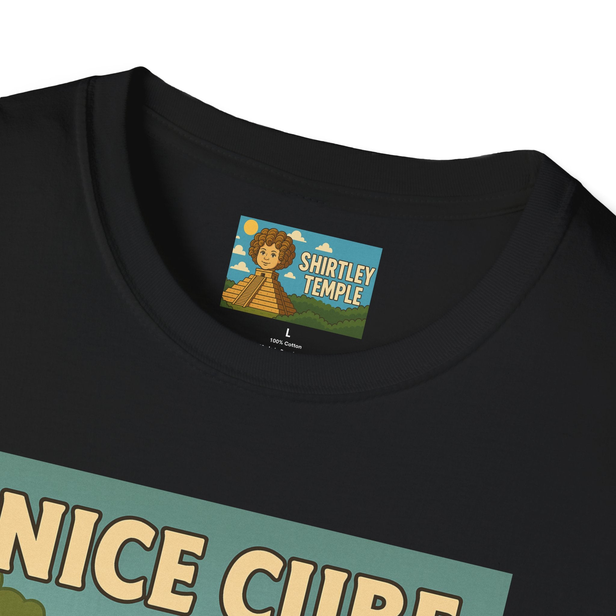 Nice Cube Funny Parody T-Shirt, Ice Cube Tribute Tee, Humorous Wordplay Top, Cool Gift for Hip Hop Fans, Softstyle Shirt