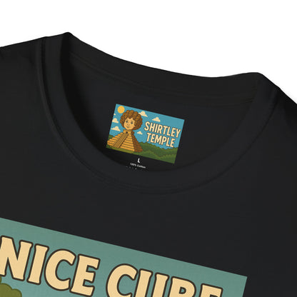 Nice Cube Funny Parody T-Shirt, Ice Cube Tribute Tee, Humorous Wordplay Top, Cool Gift for Hip Hop Fans, Softstyle Shirt