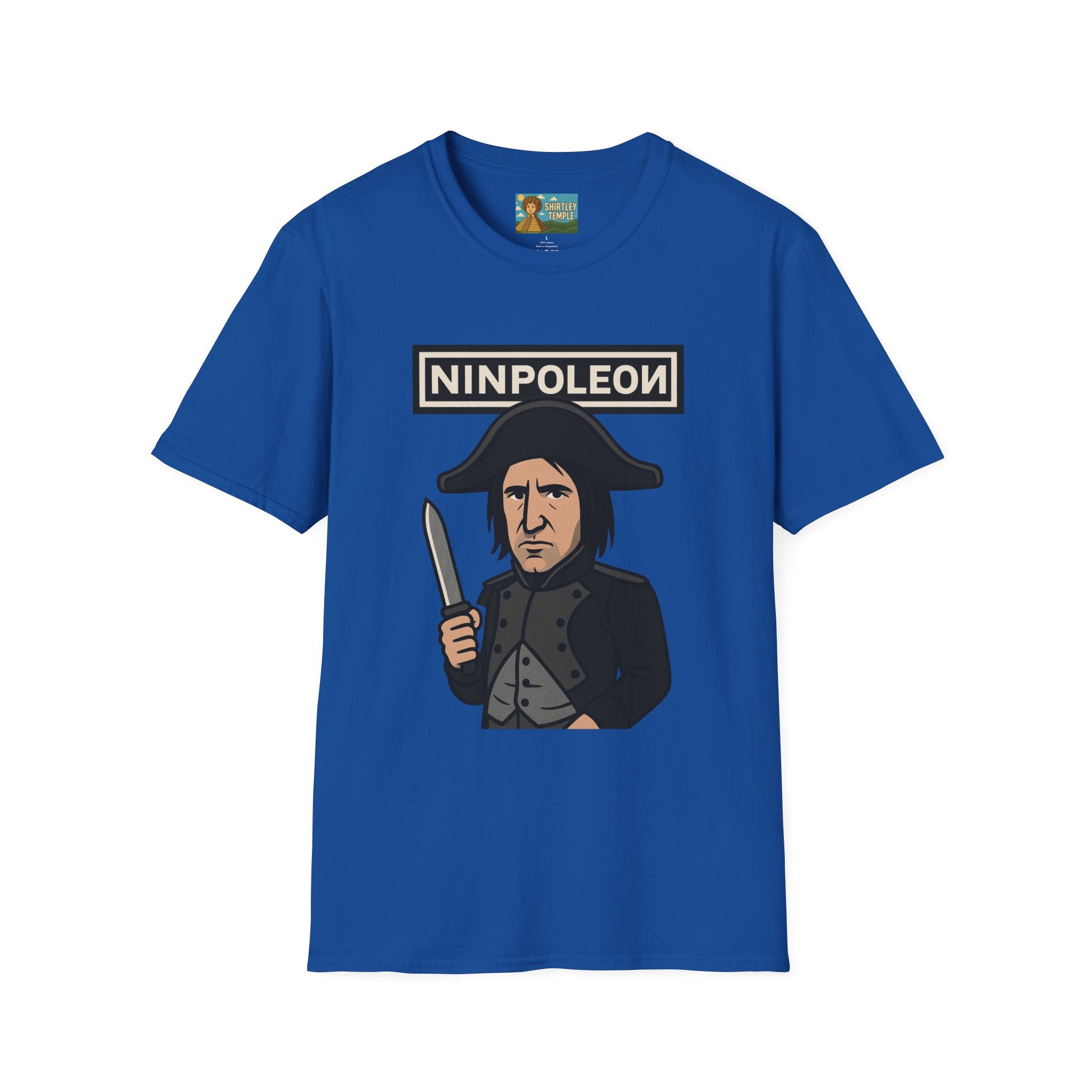 Ninpoleon ver. 2 Funny Shirt, Napoleon Trent Reznor Mashup Parody, Unisex Softstyle Tee, Nine Inch Nails, Wordplay
