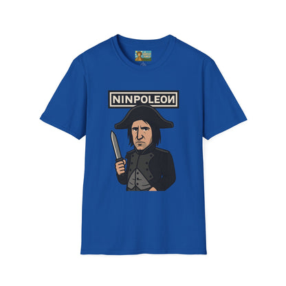 Ninpoleon ver. 2 Funny Shirt, Napoleon Trent Reznor Mashup Parody, Unisex Softstyle Tee, Nine Inch Nails, Wordplay