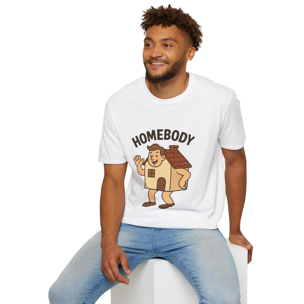 Homebody funny shirt wordplay pun literal home for a body