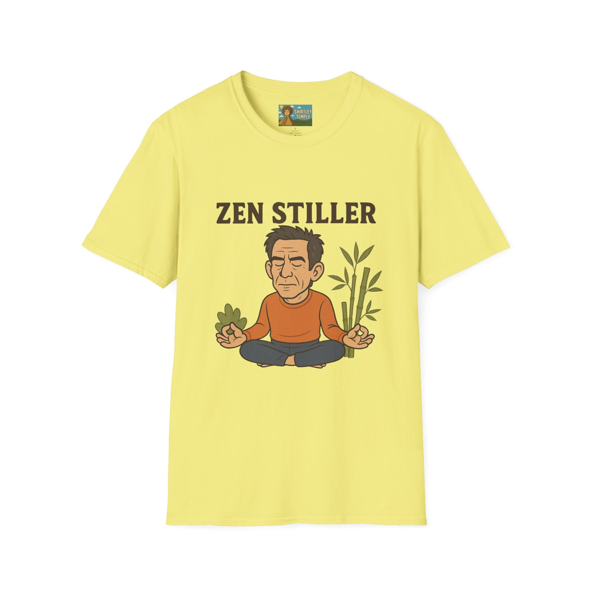 Zen Stiller Softstyle T-Shirt, Ben Tribute Actor Wordplay Tee, Laugh Gift Idea