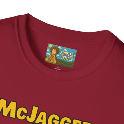 McJagger funny shirt parody tribute wordplay comedy pun