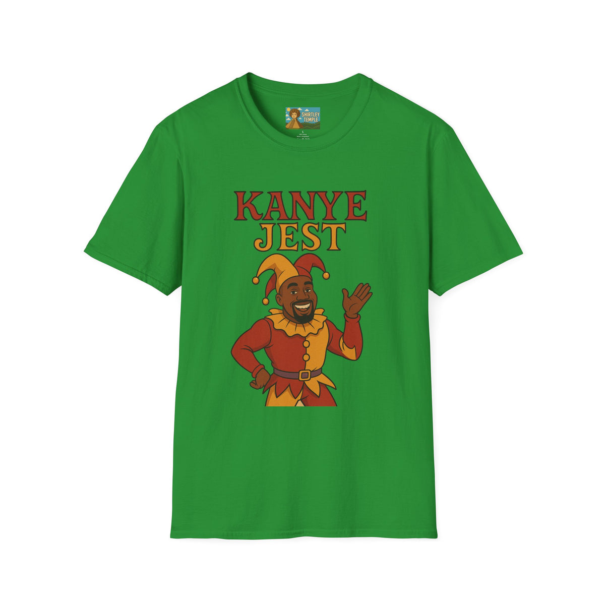 Kanye Jest Funny T-Shirt, Parody Tribute Rapper, Comedy Mashup Meme, Jester Tee, Humorous Graphic Tee