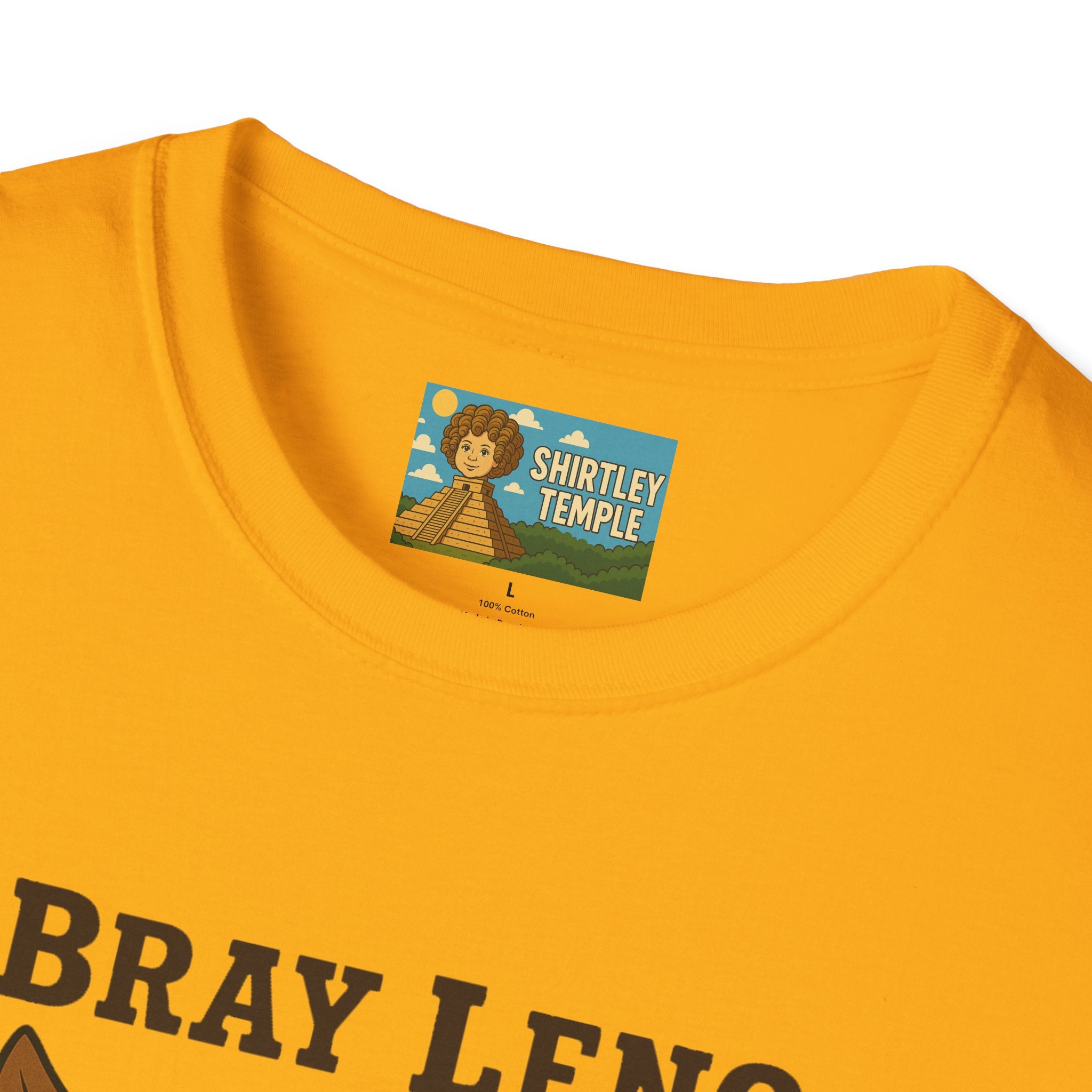 Bray Leno Parody Unisex Tee, Jay Leno Donkey Mashup Shirt, Funny Wordplay Comedy Gift, Softstyle T-Shirt