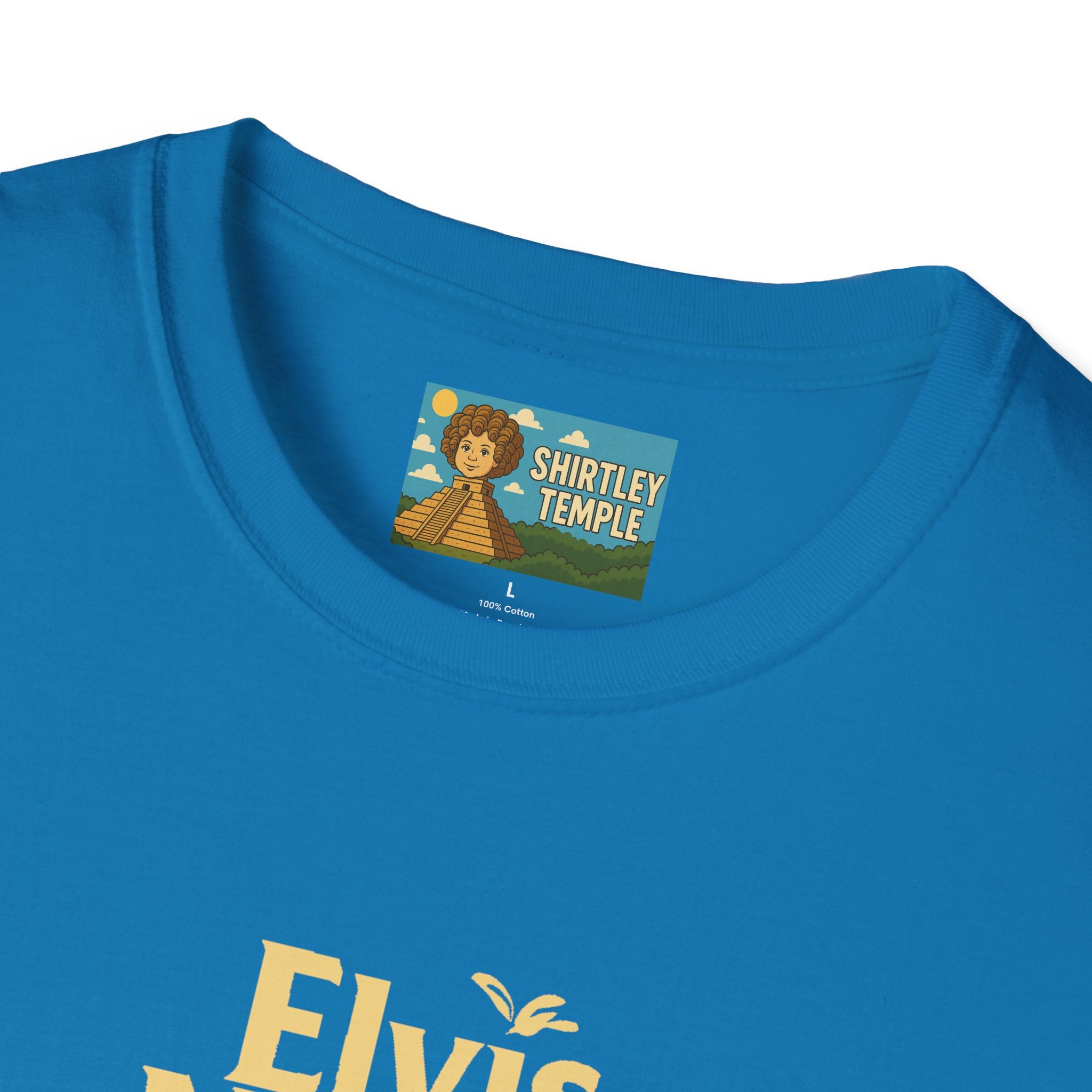 Elvis Nestle Mashup T-Shirt, Rock and Roll Rabbit Funny Tribute Tee, Musician Food Mascot Parody Shirt