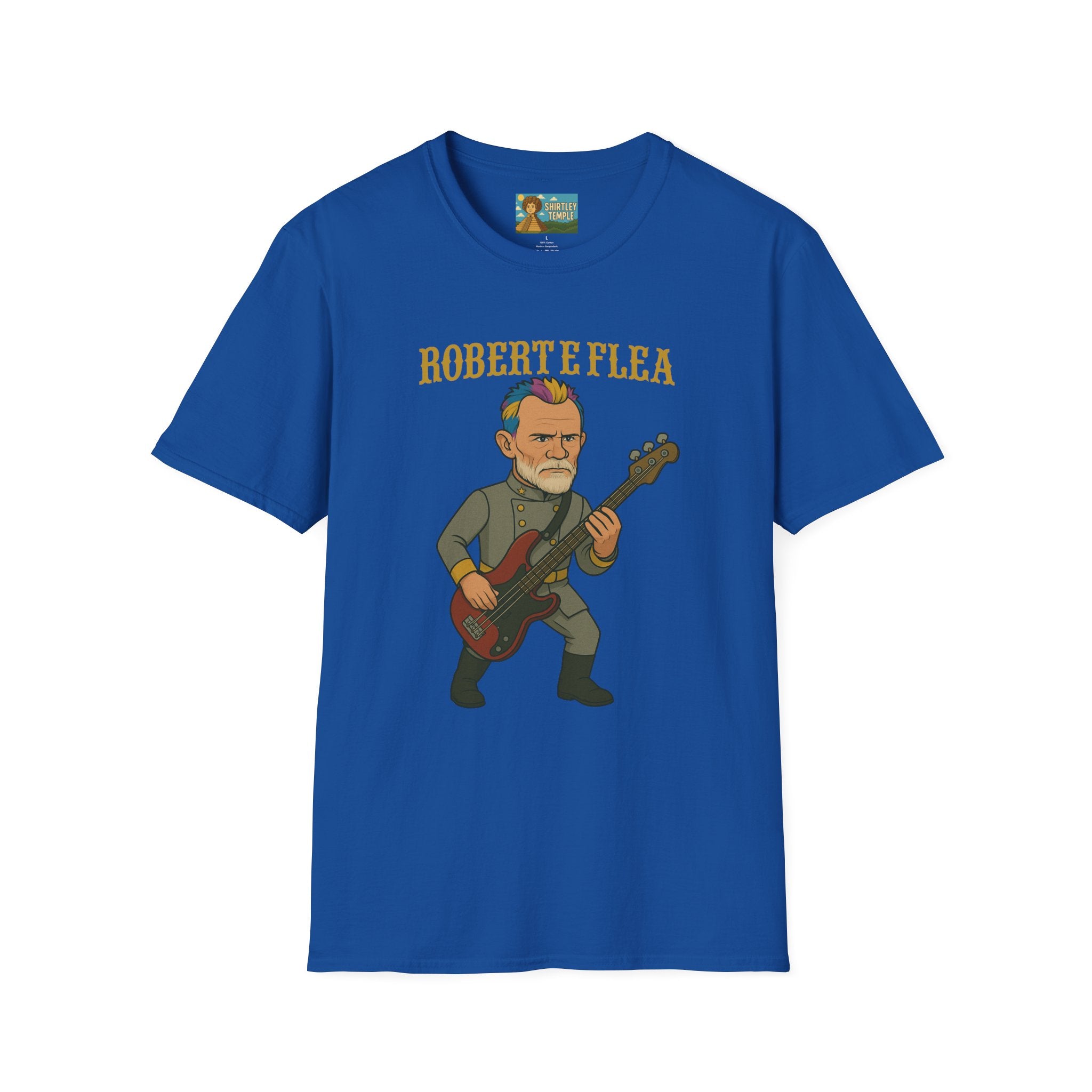Robert E Flea Funny Unisex T-Shirt, Mashup Parody Comedy Tee, Robert E Lee and Flea Shirt, Humorous Graphic Tee, Gift for Comedy Lovers