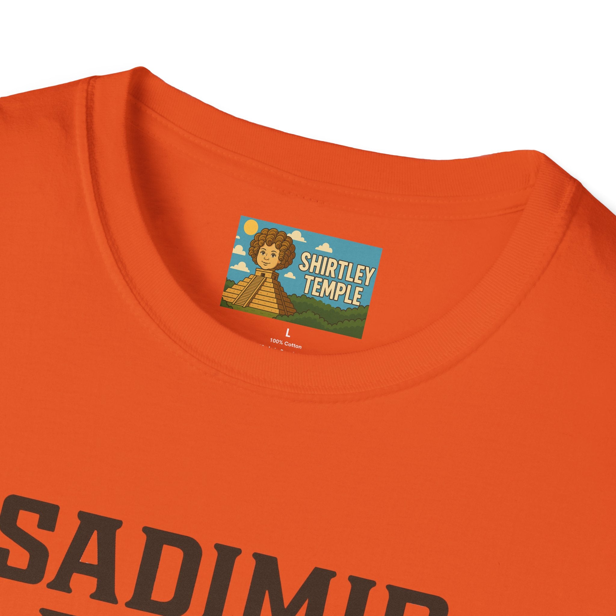 Sadimir Putin Funny T-Shirt, Vladimir Putin Parody Tee, Sad Person Comedy Shirt, Wordplay Humor Top