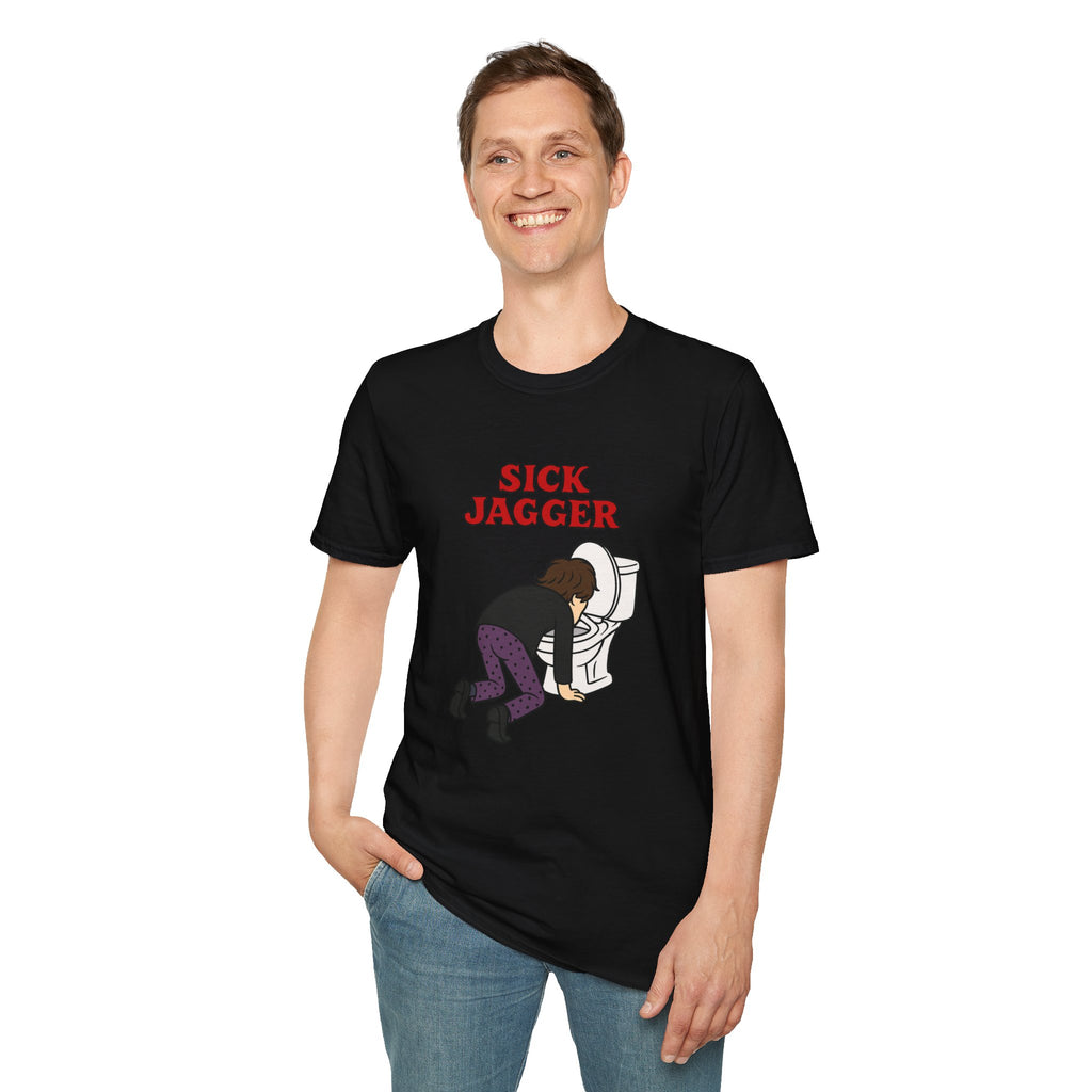 Sick Jagger funny shirt parody comedy tribute sick singer mick wordplay