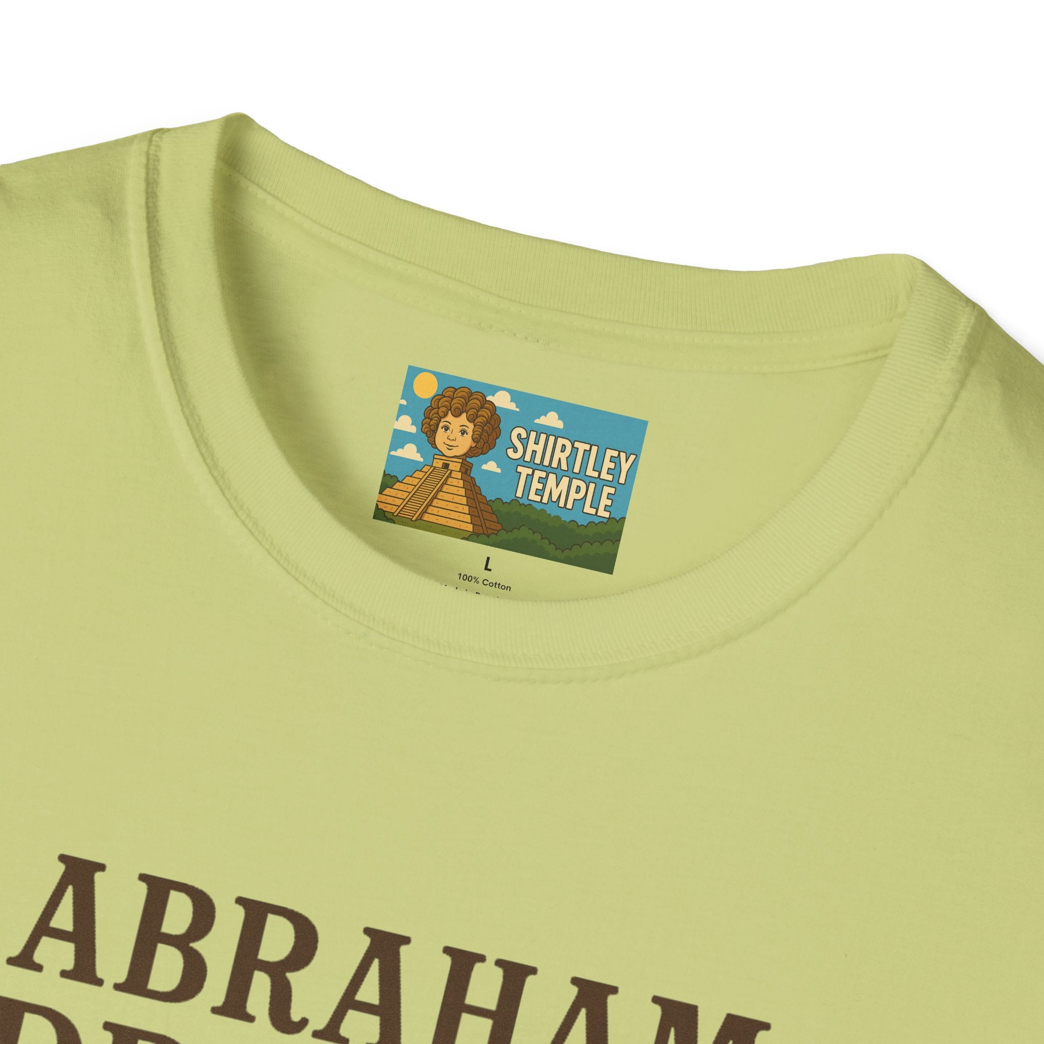 Abraham Drinkin' Party Shirt, St. Patrick's Day Tee, Unisex Tshirt, Funny Wordplay Graphic Tee, Gift for History Buffs