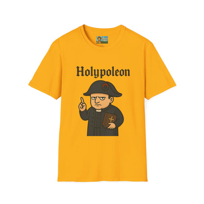 Holypoleon funny shirt mashup wordplay napoleon and a priest