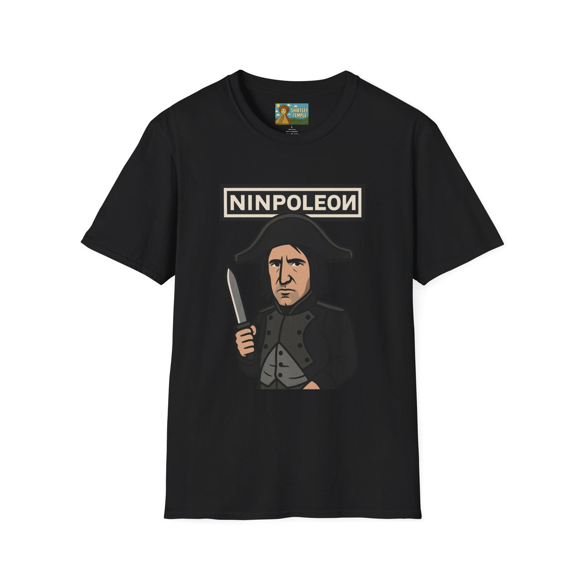 Ninpoleon ver. 2 Funny Shirt, Napoleon Trent Reznor Mashup Parody, Unisex Softstyle Tee, Nine Inch Nails, Wordplay