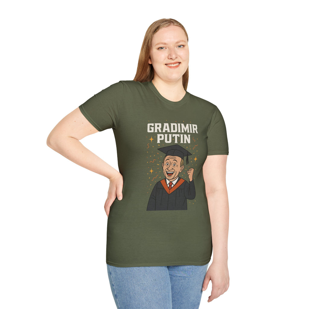 Gradimir Putin funny shirt wordplay vladimir putin graduating