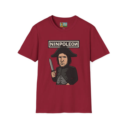Ninpoleon ver. 2 Funny Shirt, Napoleon Trent Reznor Mashup Parody, Unisex Softstyle Tee, Nine Inch Nails, Wordplay