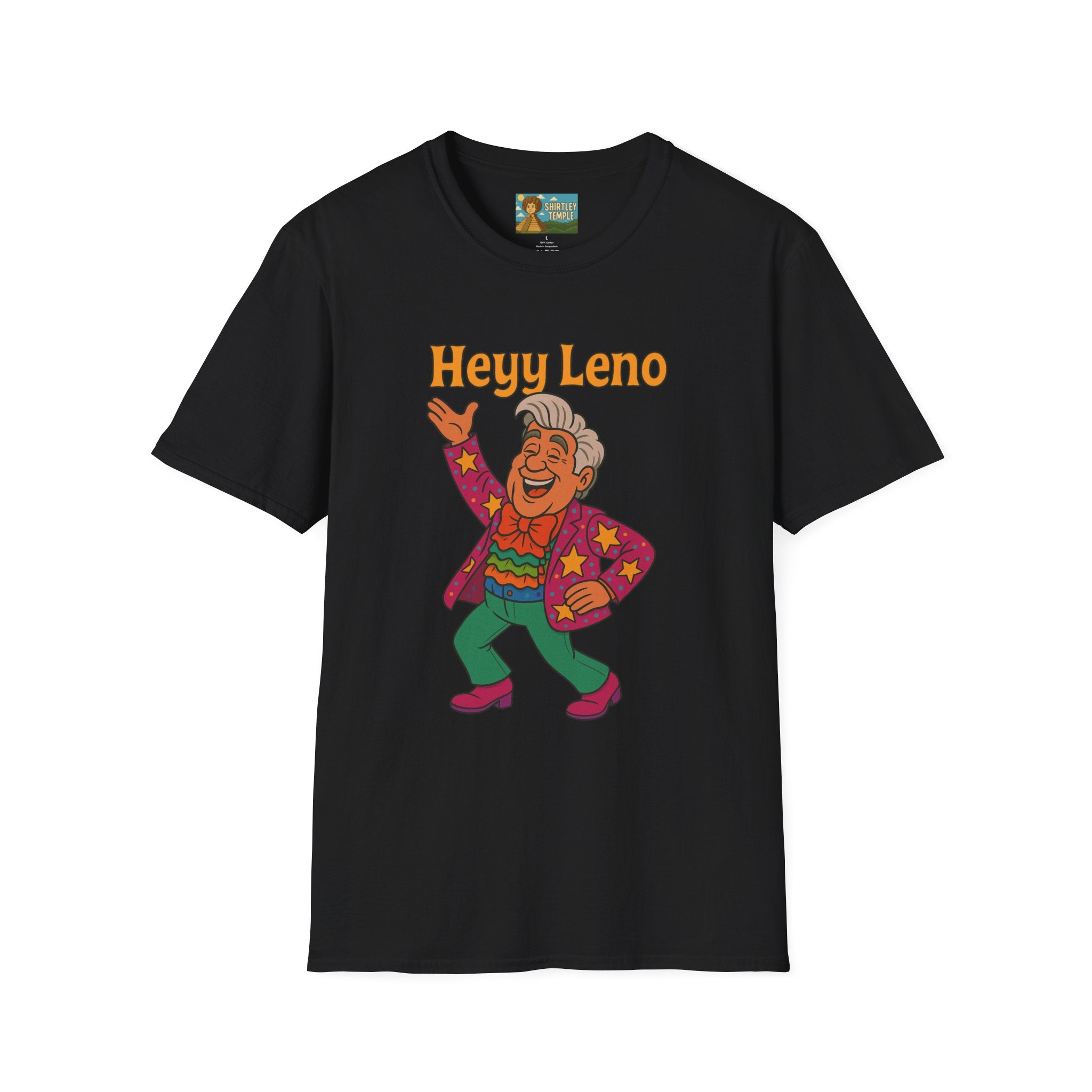 Heyy Leno funny shirt Jay leno parody tribute with extra flair