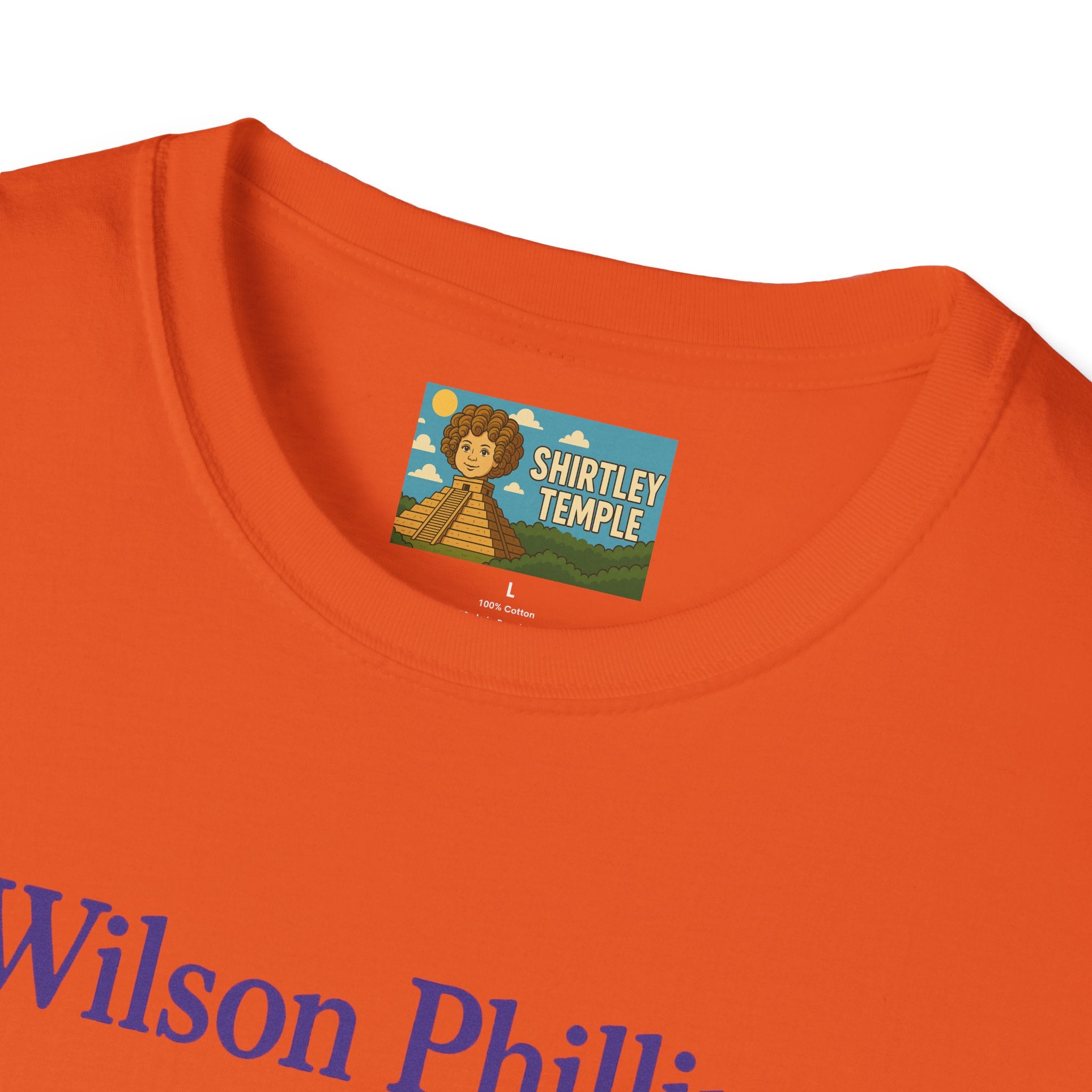 Wilson and Phillips Mashup Softstyle T-Shirt, Funny Wordplay Tribute Singers, Volleyball Theme Gift Tee