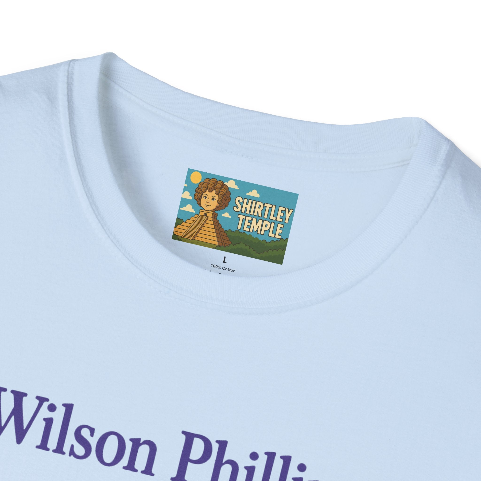 Wilson and Phillips Mashup Softstyle T-Shirt, Funny Wordplay Tribute Singers, Volleyball Theme Gift Tee