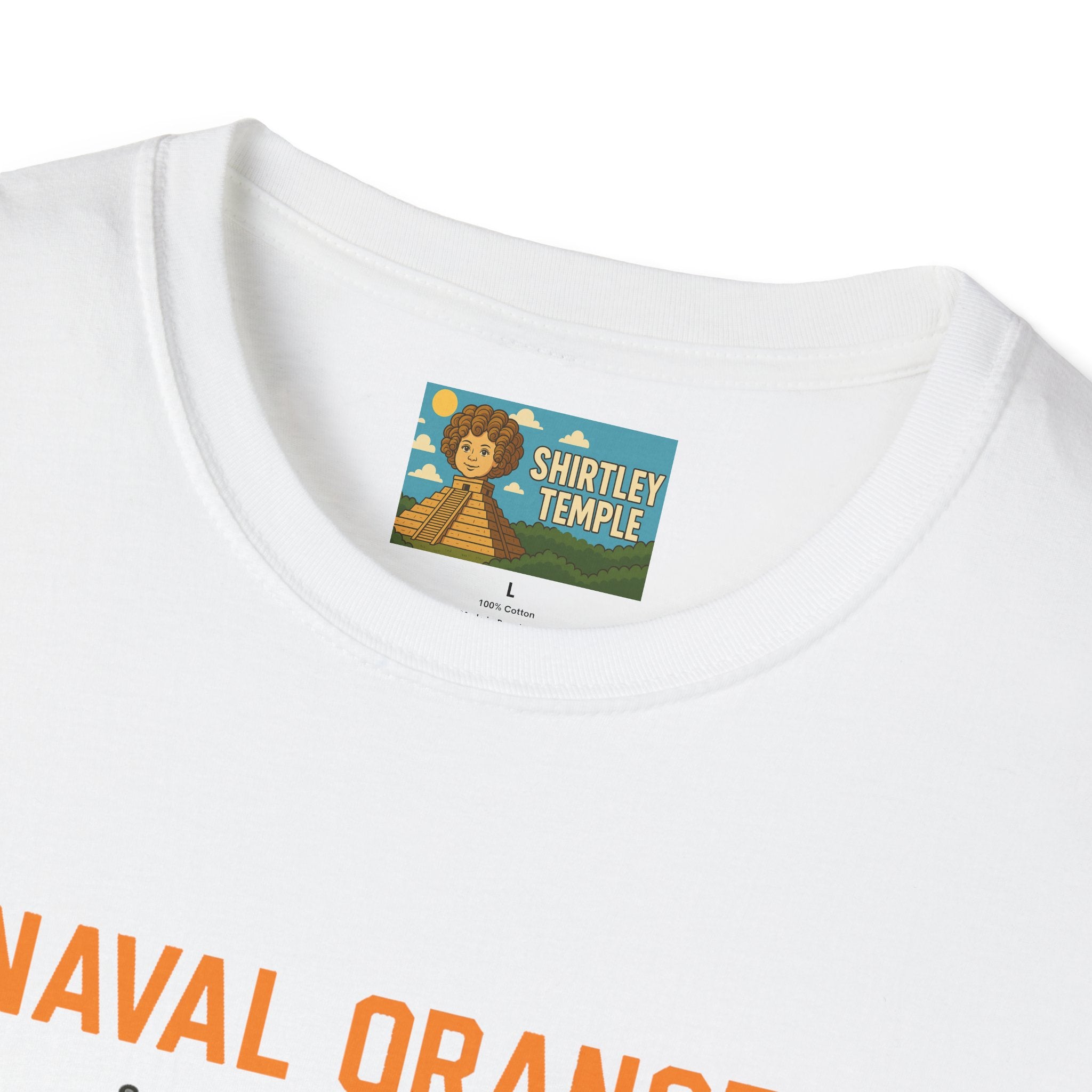 Naval Oranges Unisex Softstyle T-Shirt, Funny Shirt Parody Wordplay Mashup, Navy People Comedy Pun Punny, Navel Oranges Tee, Citrus Humor