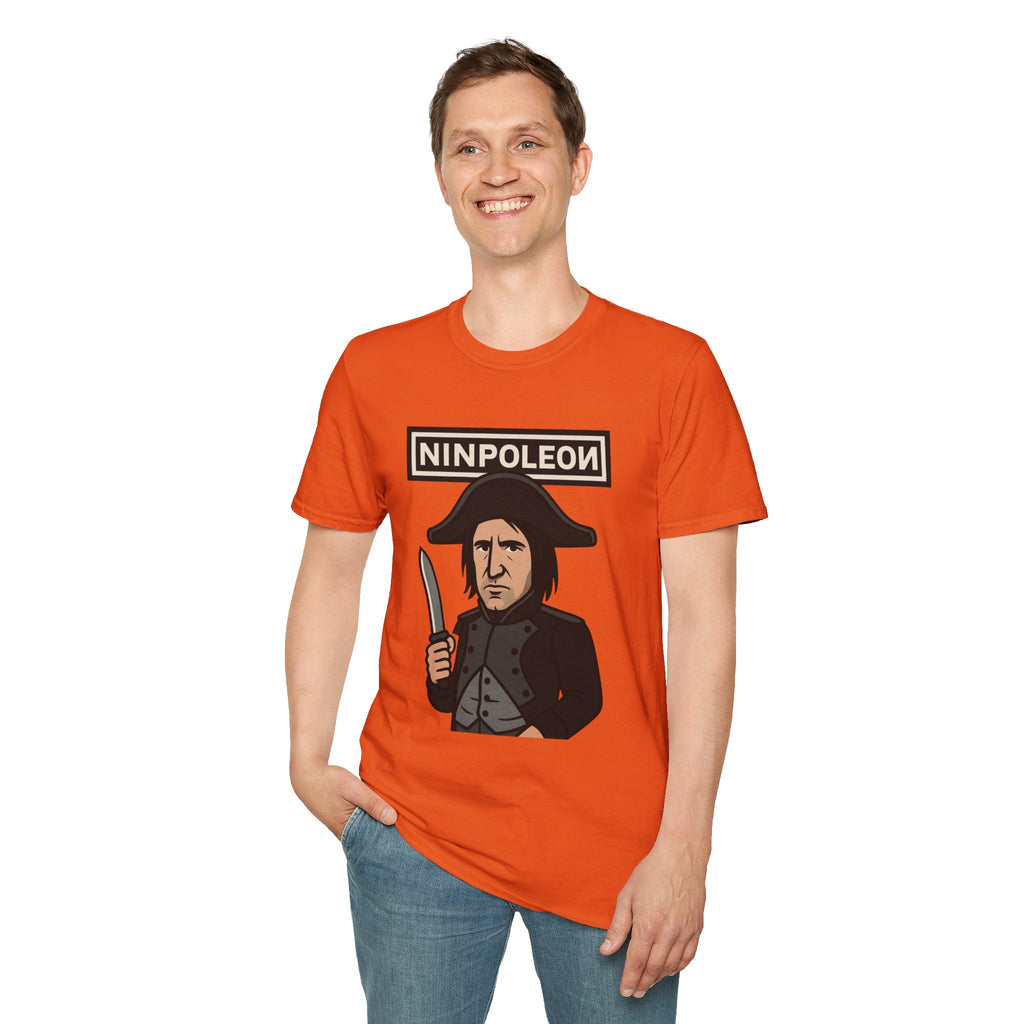Ninpoleon ver. 2 Funny Shirt, Napoleon Trent Reznor Mashup Parody, Unisex Softstyle Tee, Nine Inch Nails, Wordplay