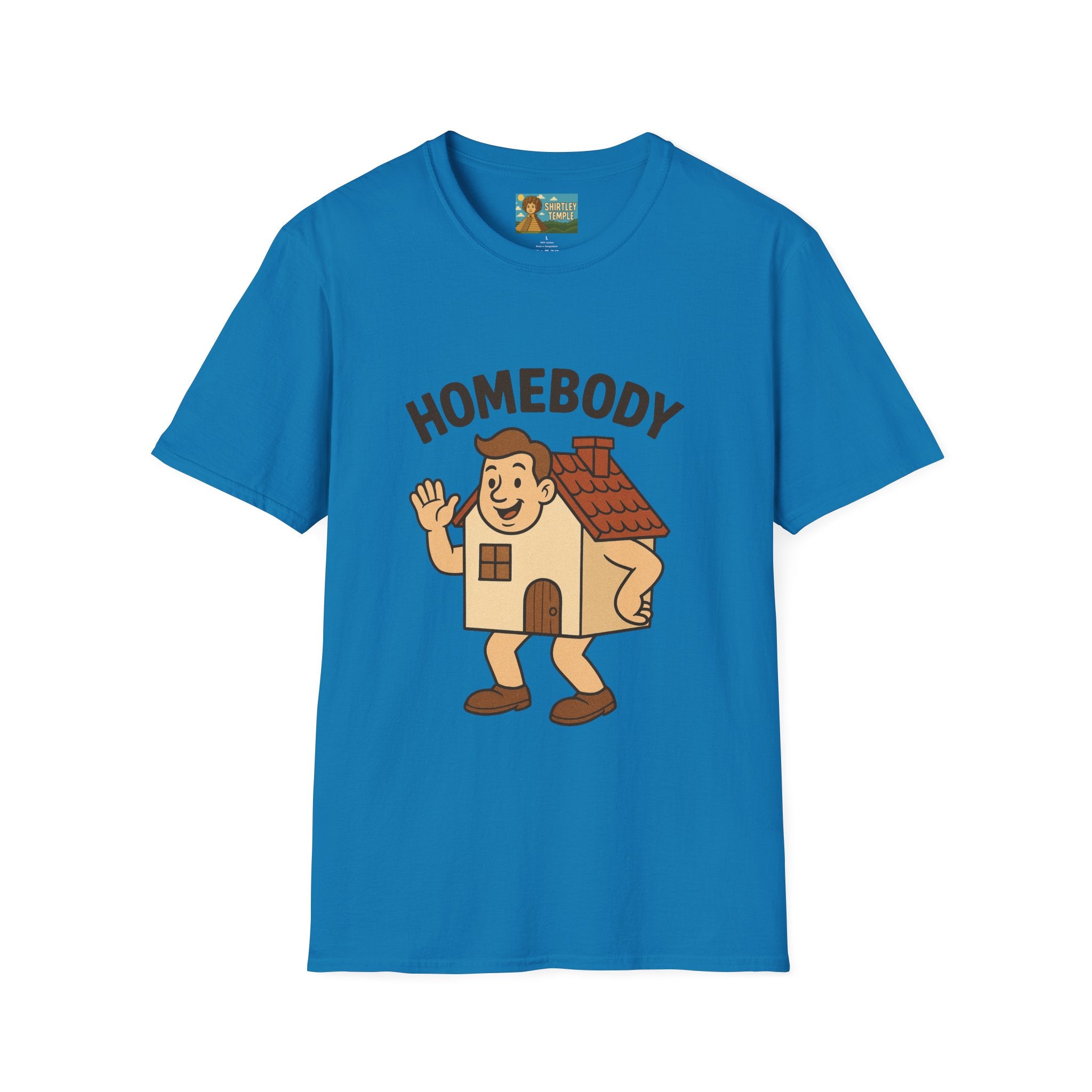 Homebody funny shirt wordplay pun literal home for a body