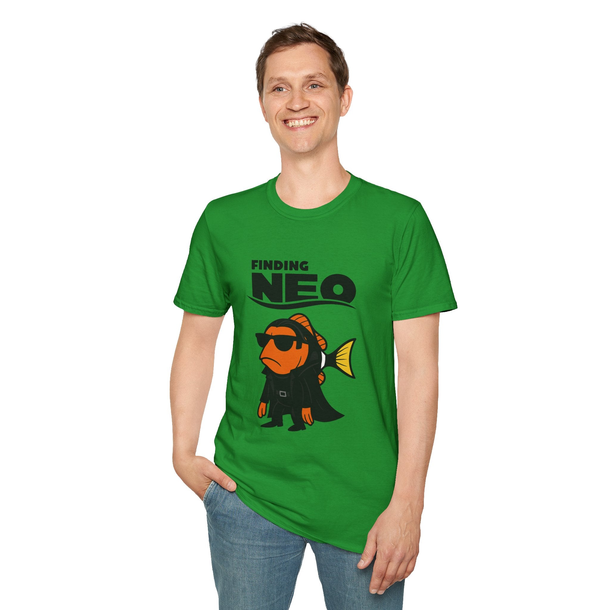 Finding Neo funny mashup shirt matrix and finding nemo