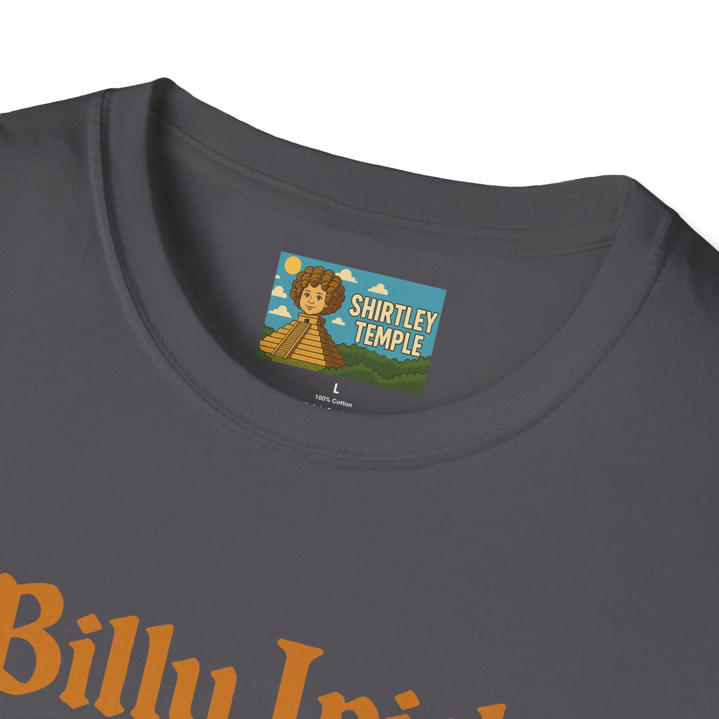 Billy Irish funny shirt parody apparel comedy tribute Billy Eilish as an irish person St. Patty's day