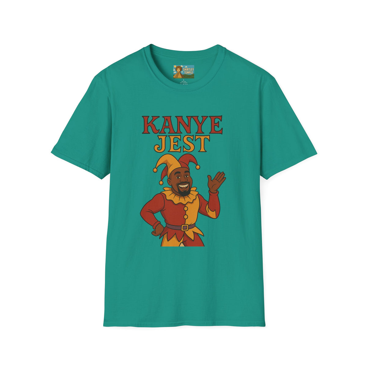 Kanye Jest Funny T-Shirt, Parody Tribute Rapper, Comedy Mashup Meme, Jester Tee, Humorous Graphic Tee