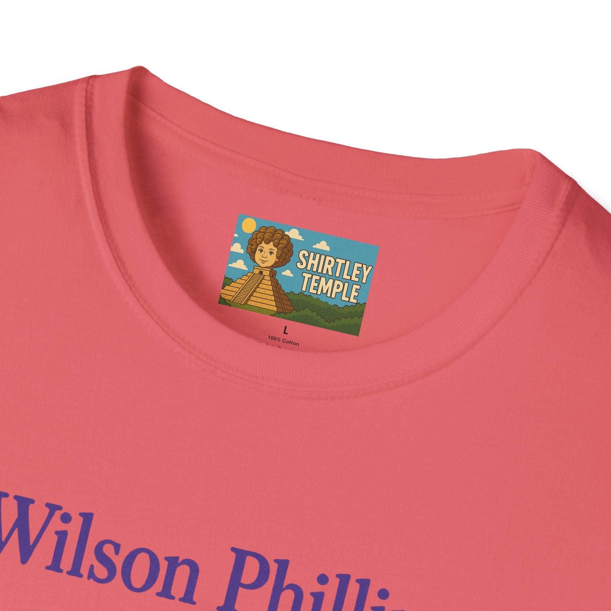 Wilson and Phillips Mashup Softstyle T-Shirt, Funny Wordplay Tribute Singers, Volleyball Theme Gift Tee