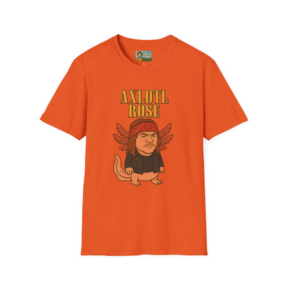 Axlotl Rose funny mashup of Axle Rose and an axolotl. guns 'n' roses biology nerd gift