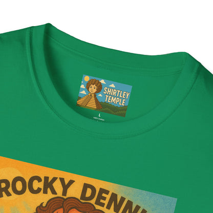 Rocky Dennis The Mask Rocky Mashup T-Shirt, Funny Movie Crossover Tee, Rocky Balboa Gift Shirt, Unisex Softstyle Top