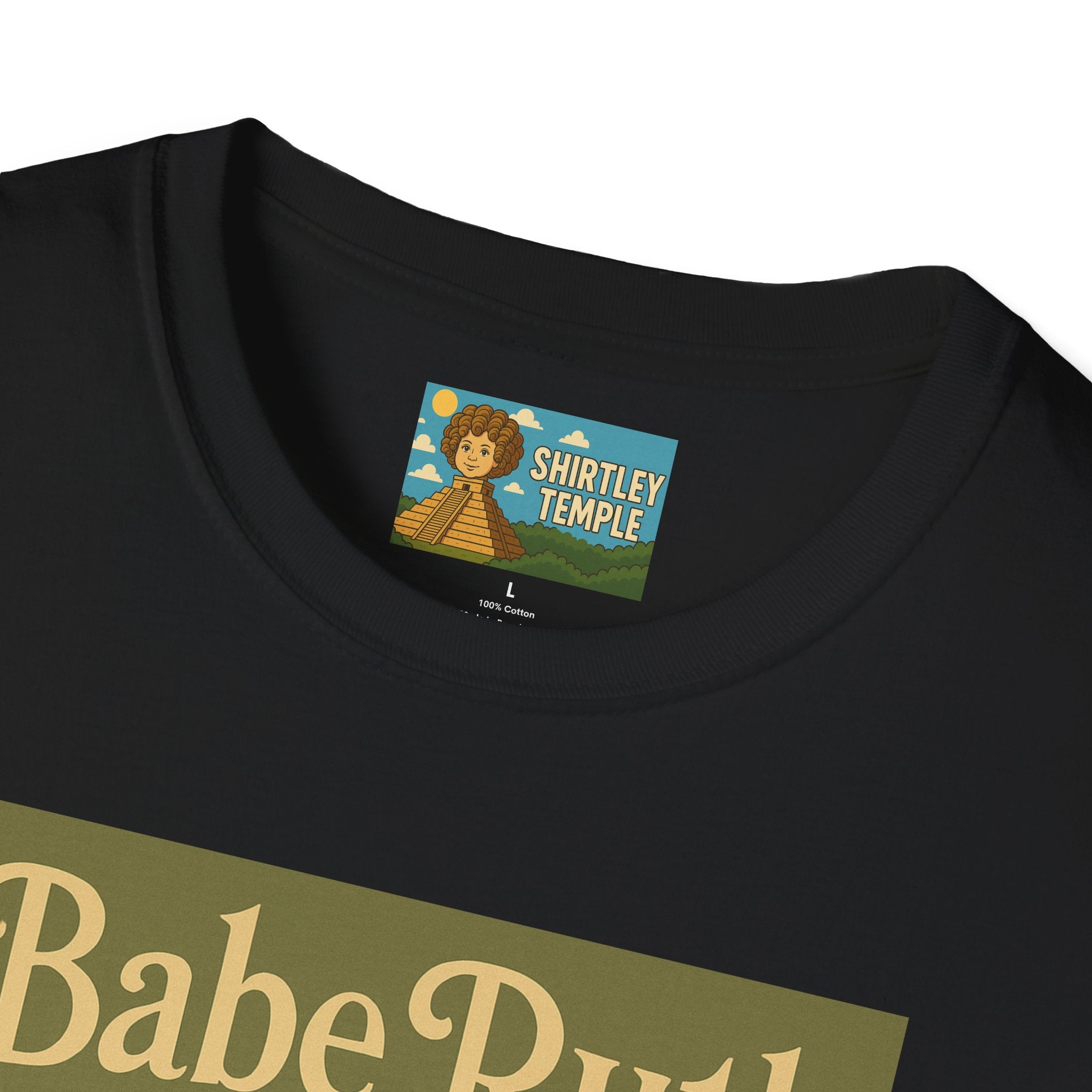 Babe Ruth funny wordplay pun baseball star remagined as a babe vintage nerd gift