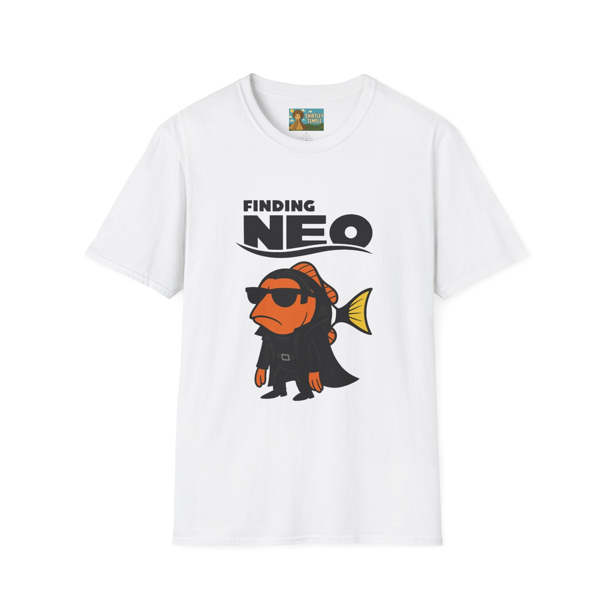 Finding Neo funny mashup shirt matrix and finding nemo