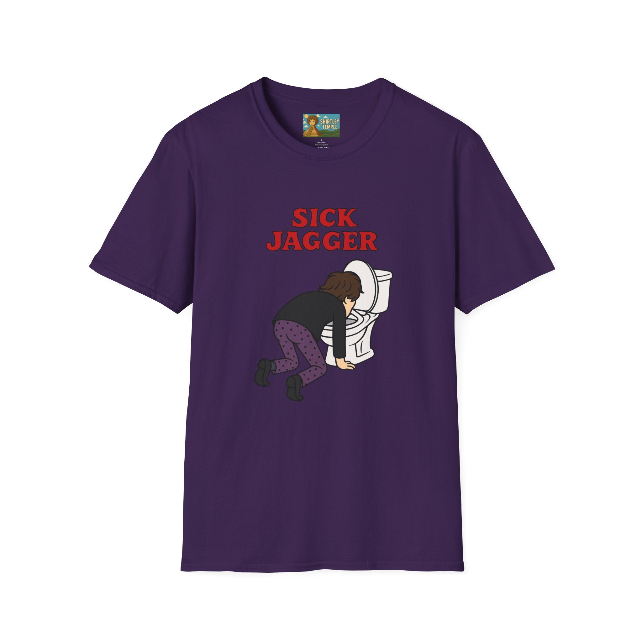 Sick Jagger funny shirt parody comedy tribute sick singer mick wordplay