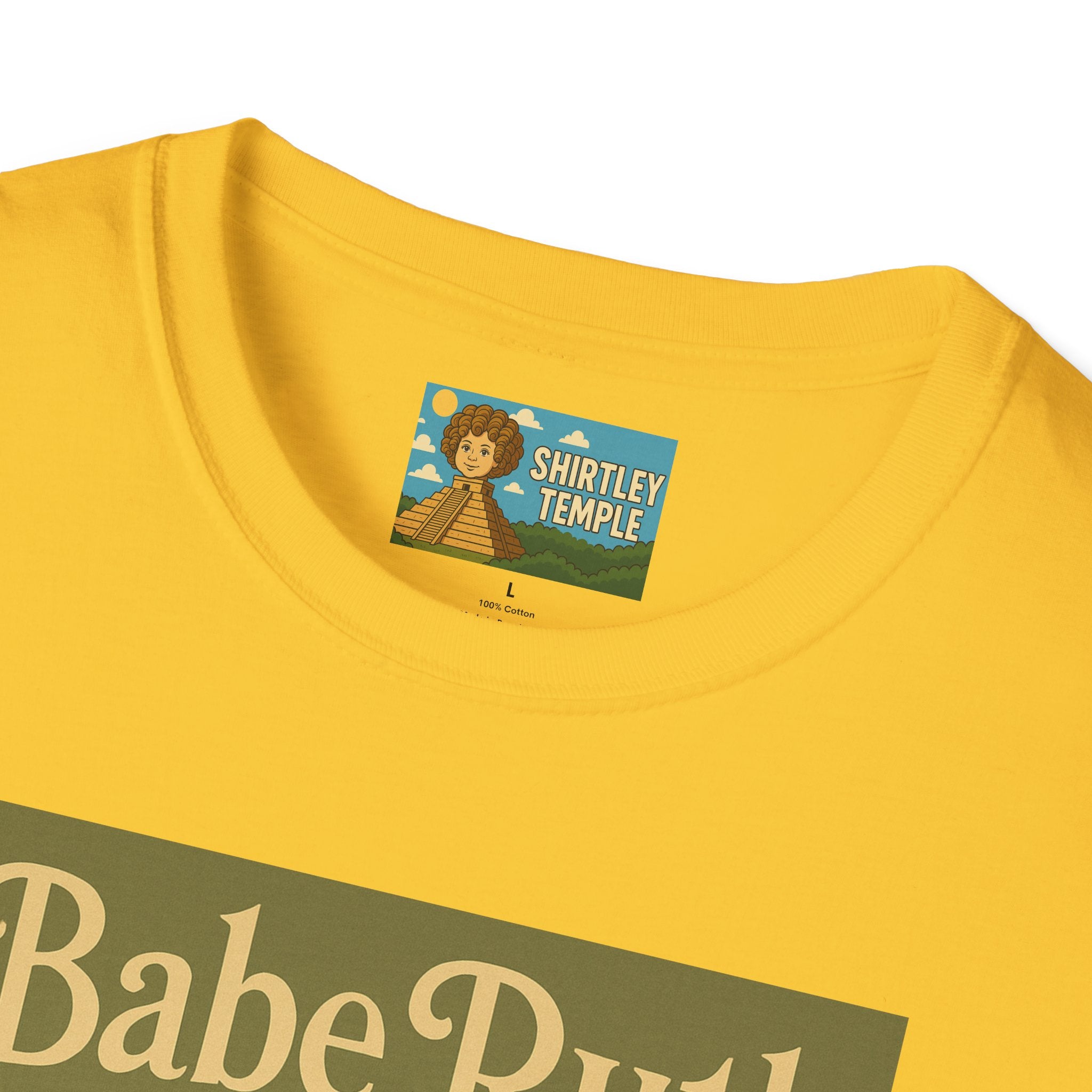 Babe Ruth funny wordplay pun baseball star remagined as a babe vintage nerd gift