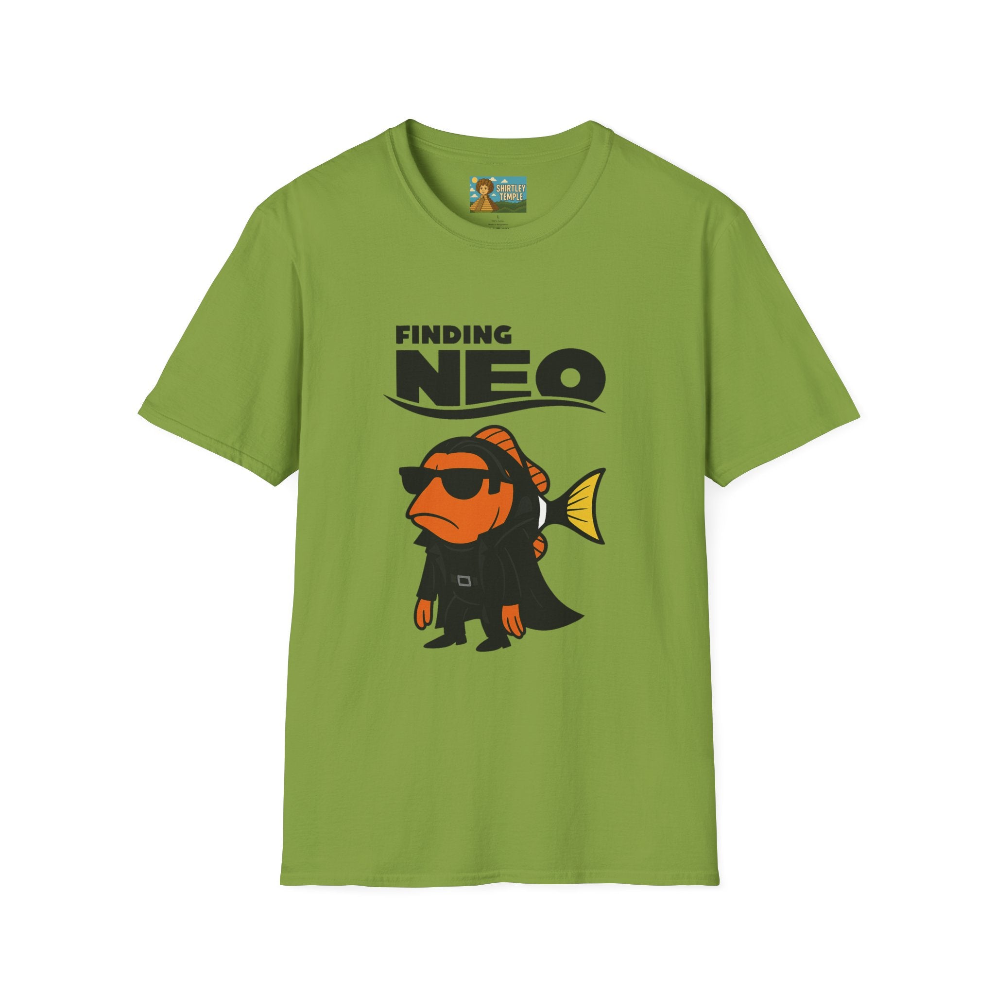 Finding Neo funny mashup shirt matrix and finding nemo