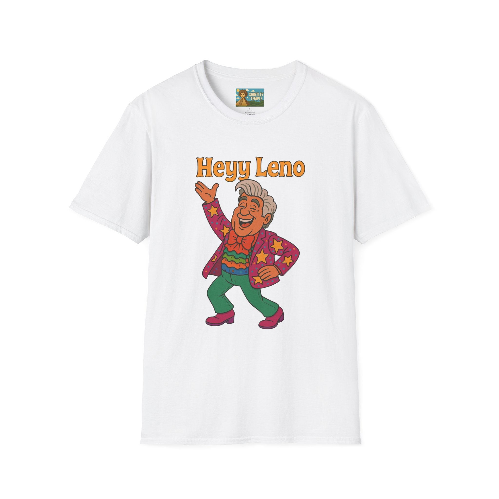 Heyy Leno funny shirt Jay leno parody tribute with extra flair