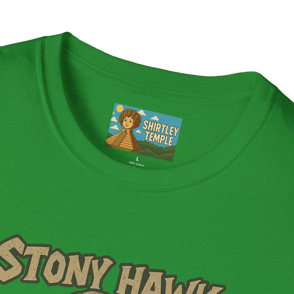 Stony Hawk Unisex T-Shirt, Skateboard Legend Parody Tee, Statue Wordplay Shirt, Funny Skater Gift, Skateboarding Fan Top
