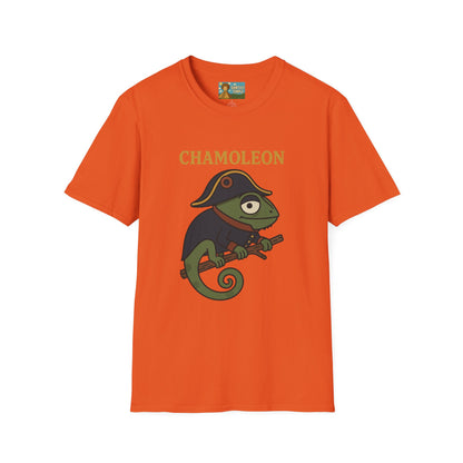 Chamoleon Funny Wordplay Parody Unisex T-Shirt, Napoleon Bonaparte Chameleon Tee Shirt Apparel