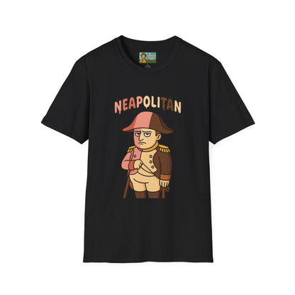 Neapolitan funny mashup shirt, Napoleon Bonaparte Ice Cream Parody Tshirt, Comedy Mashup Tee, Softstyle Unisex Top, Humorous Graphic Tee