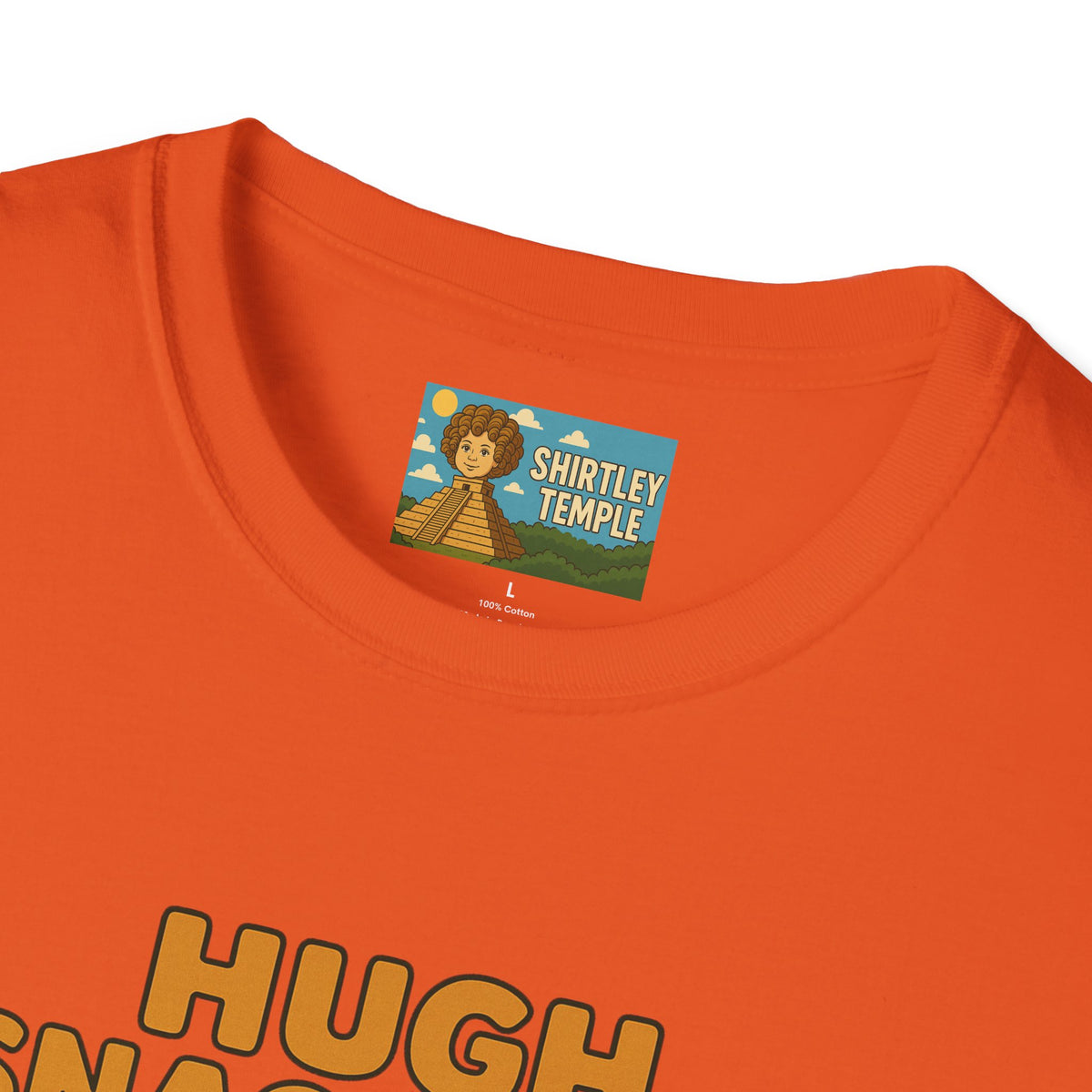 Hugh Snackman Funny Shirt, Hugh Jackman Parody Tee, Comedy Tribute Apparel, Unisex Softstyle T-Shirt