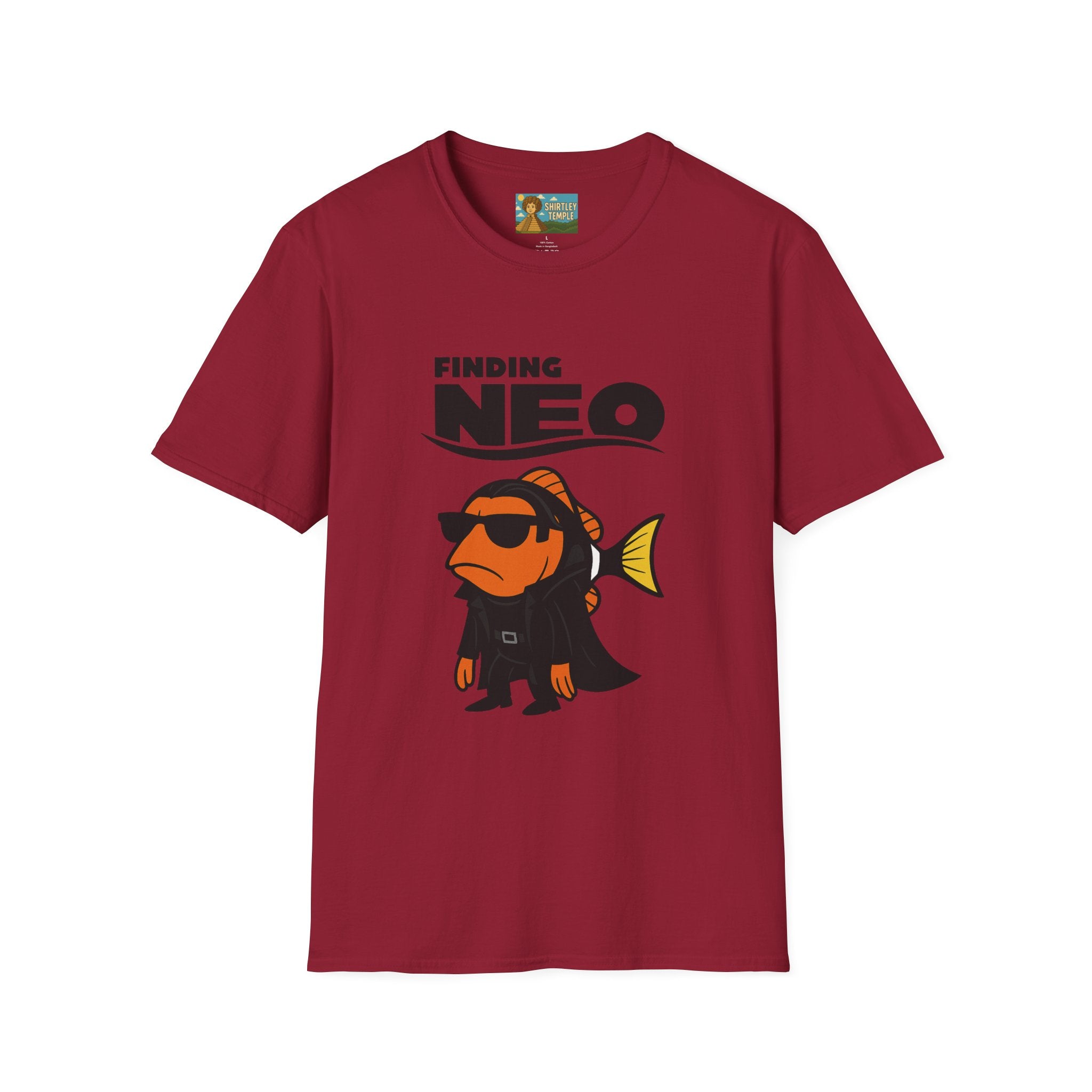 Finding Neo funny mashup shirt matrix and finding nemo