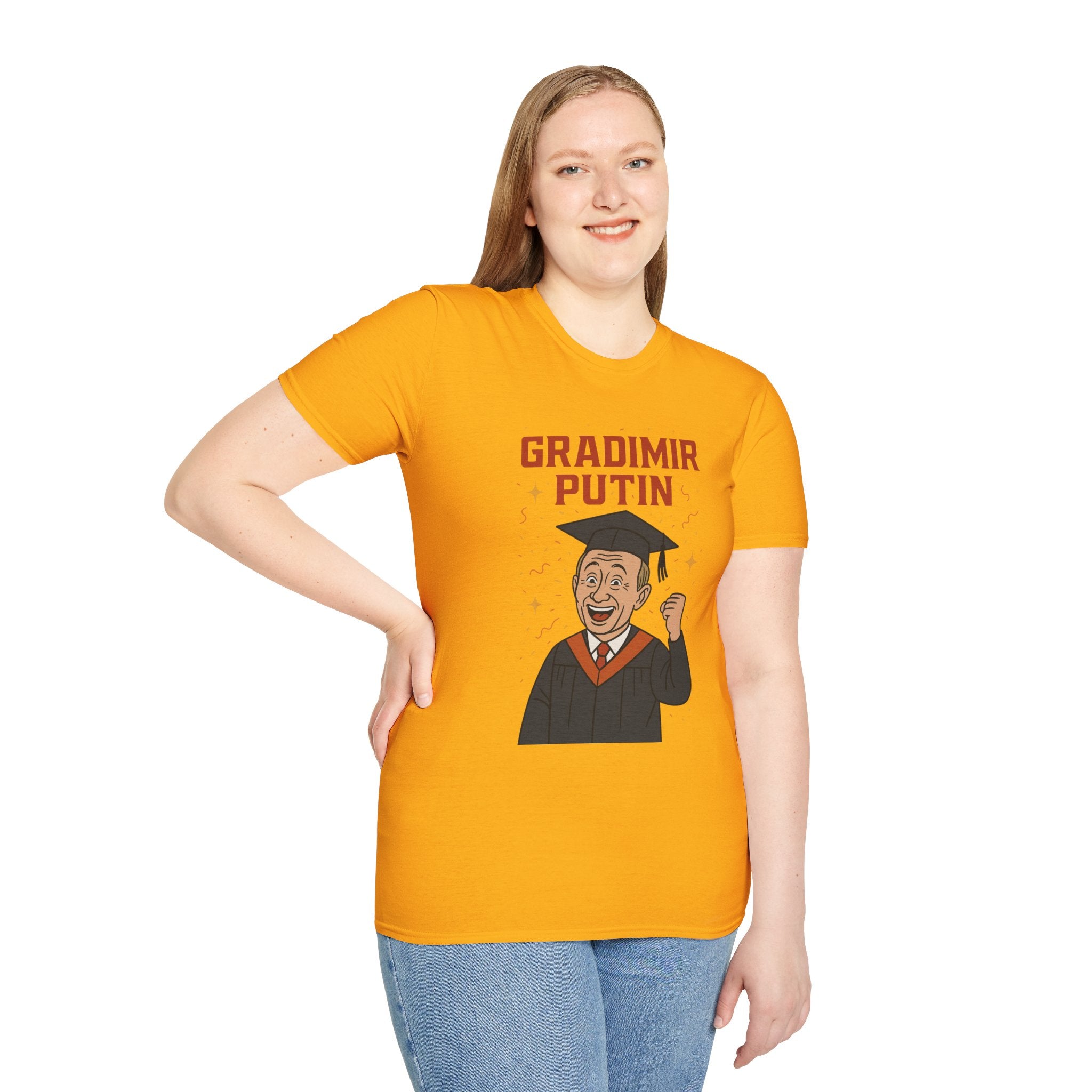 Gradimir Putin funny shirt wordplay vladimir putin graduating