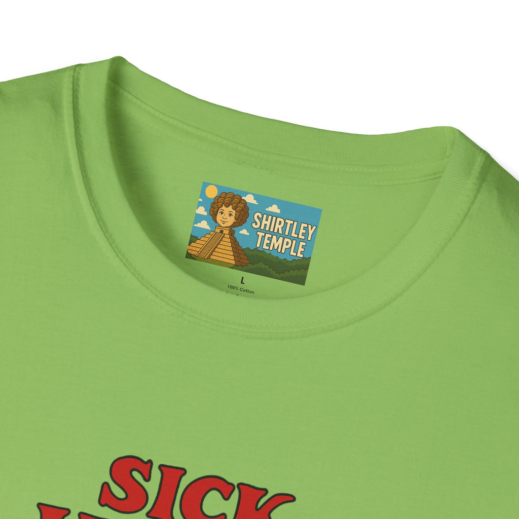 Sick Jagger funny shirt parody comedy tribute sick singer mick wordplay