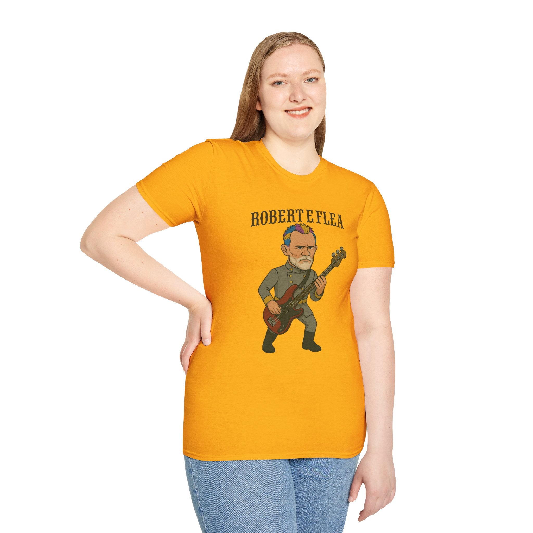 Robert E Flea Funny Unisex T-Shirt, Mashup Parody Comedy Tee, Robert E Lee and Flea Shirt, Humorous Graphic Tee, Gift for Comedy Lovers