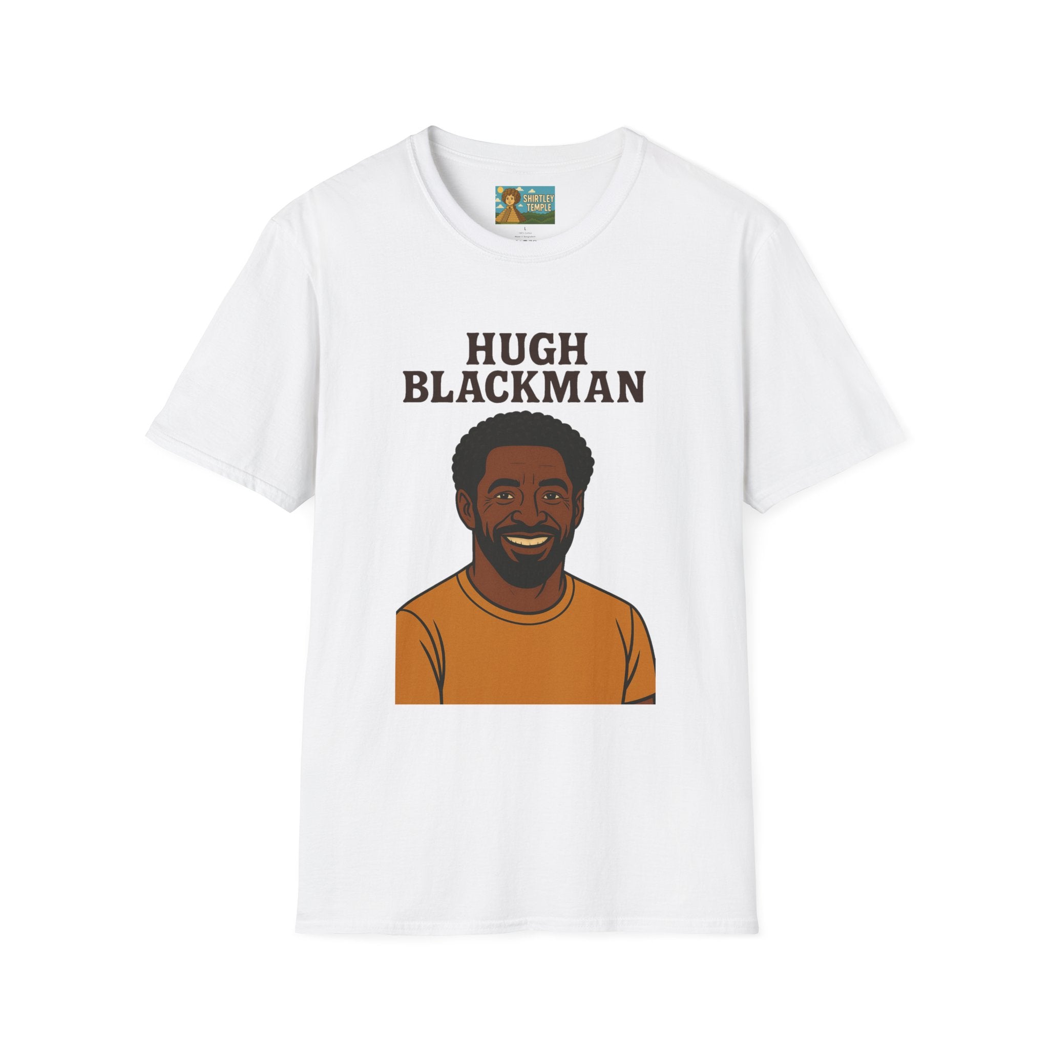 Hugh Blackman Parody T-Shirt, Funny Hugh Jackman Darker Person Tee, Comedy Tribute Apparel, Softstyle Unisex Shirt, Gift for Fans