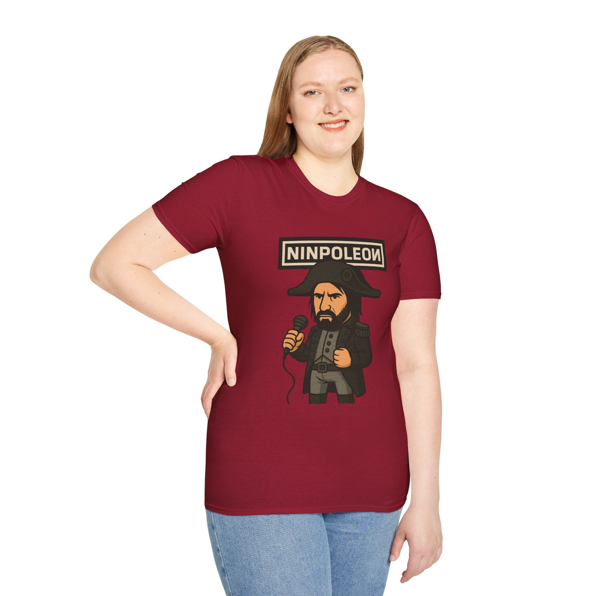 Ninpoleon Funny T-Shirt, Unisex Tee, Napoleon & Trent Reznor Parody Shirt, Nine Inch Nails Mashup Top