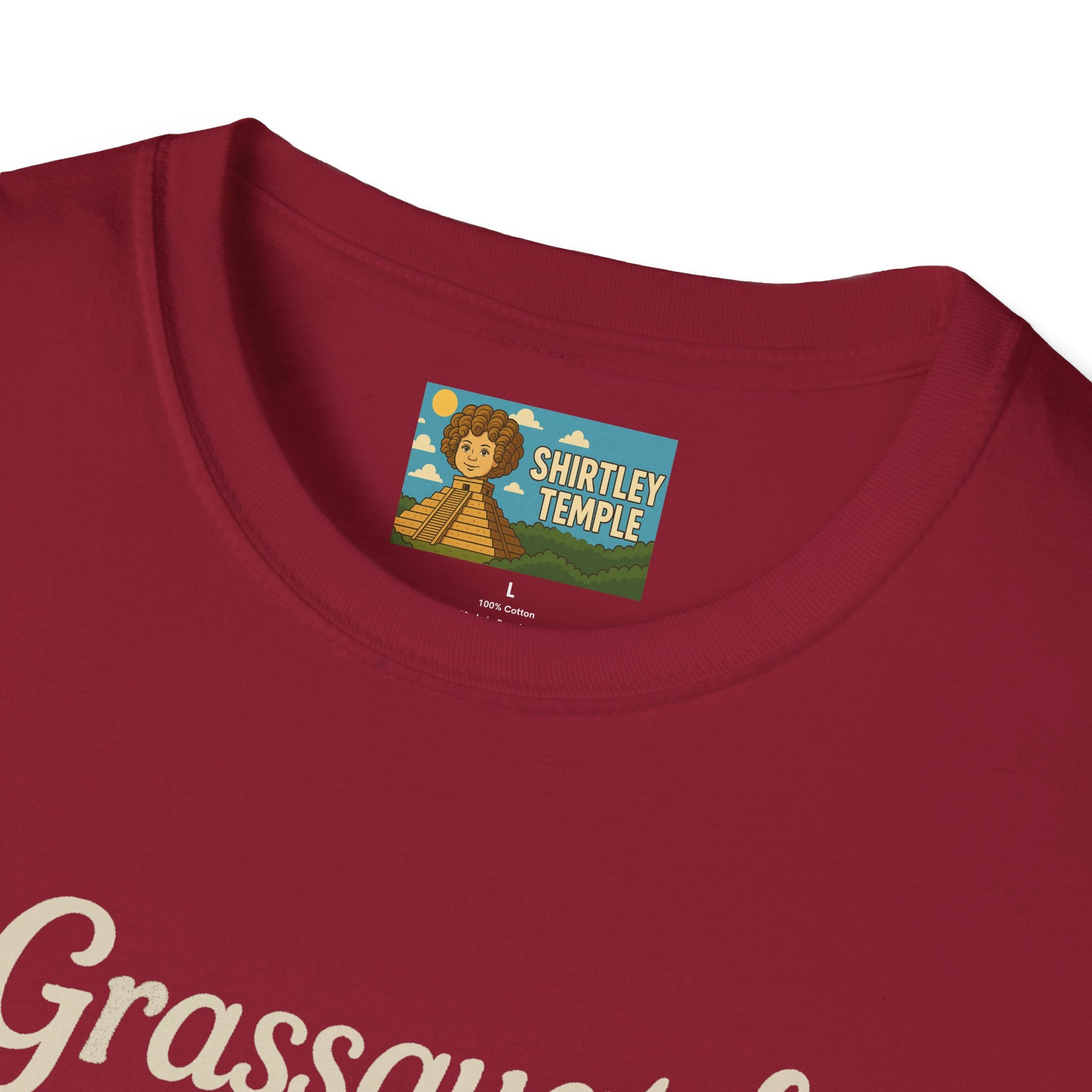 Grassquatch funny shirt mashup sasquatch and a stoner