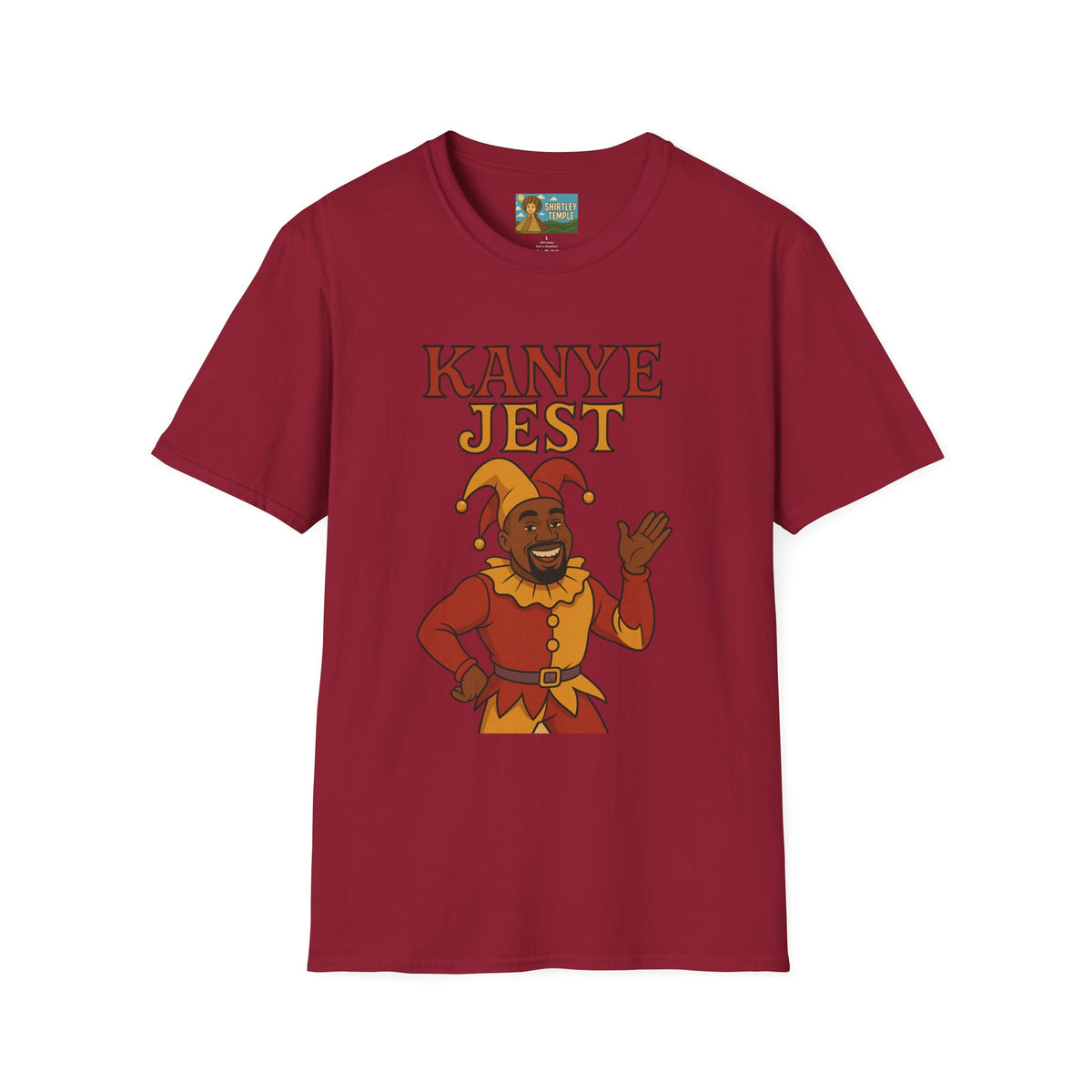 Kanye Jest Funny T-Shirt, Parody Tribute Rapper, Comedy Mashup Meme, Jester Tee, Humorous Graphic Tee