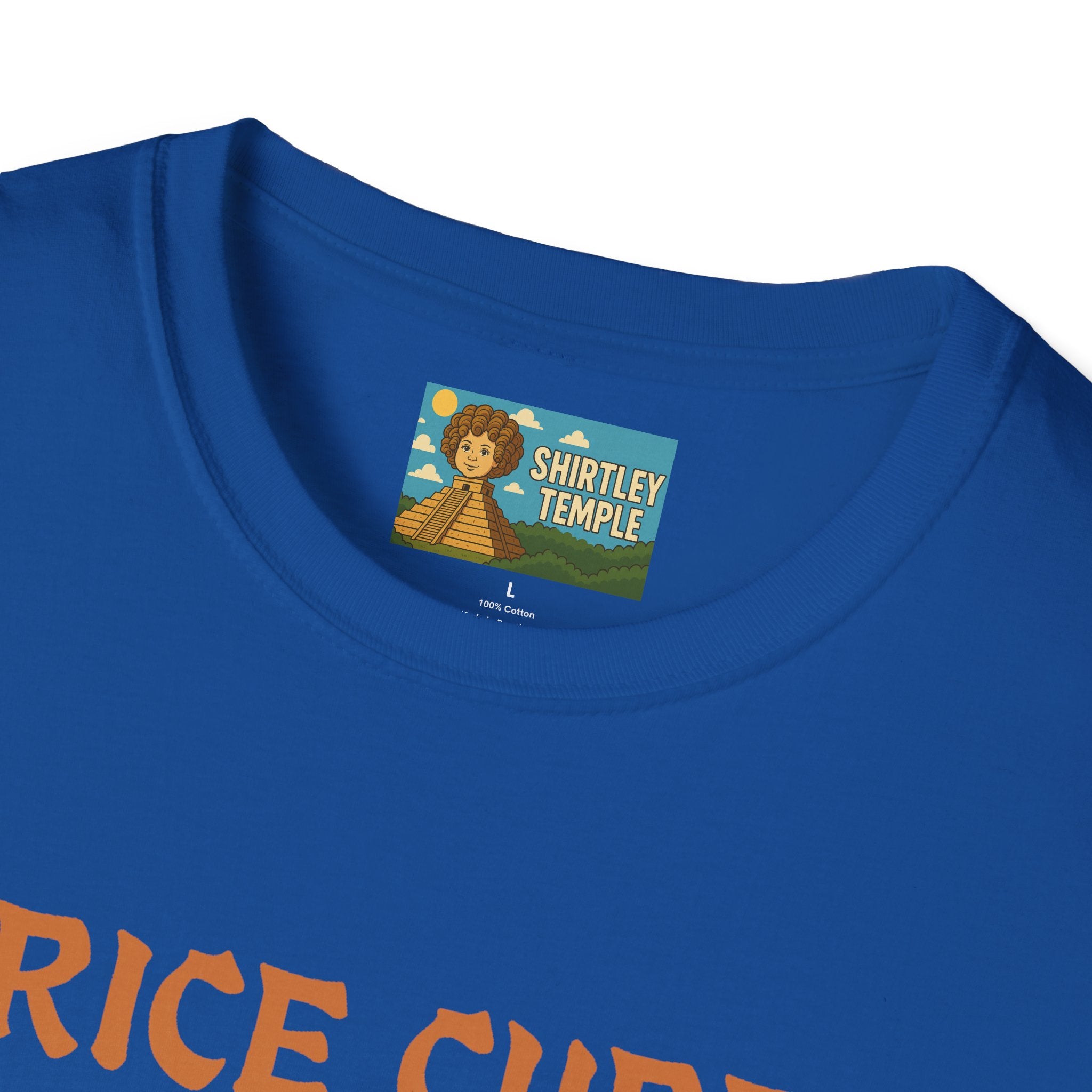 Rice Cube Funny T-Shirt, Ice Cube Asian Parody Shirt, Wordplay Tee, Hip-Hop Music Fan Gift, Unisex Softstyle Top
